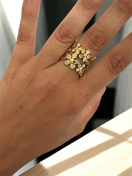 Bague fleurs