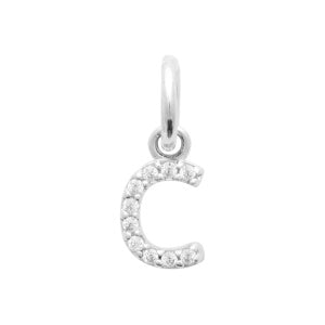 Pendentif lettre argent