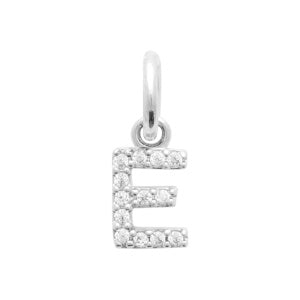 Pendentif lettre argent