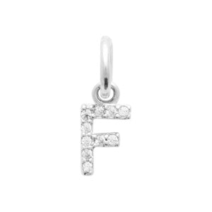 Pendentif lettre argent