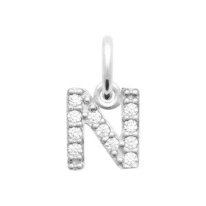 Pendentif lettre argent