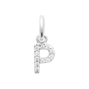 Pendentif lettre argent