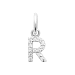 Pendentif lettre argent