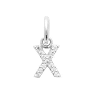 Pendentif lettre argent