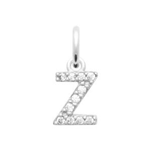 Pendentif lettre argent