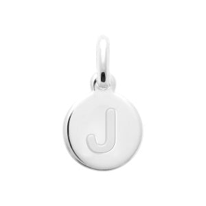 Pendentif pastille lettre