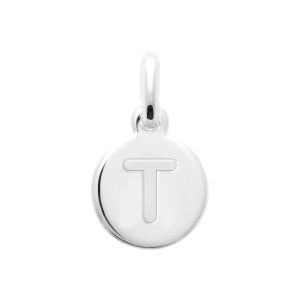 Pendentif pastille lettre