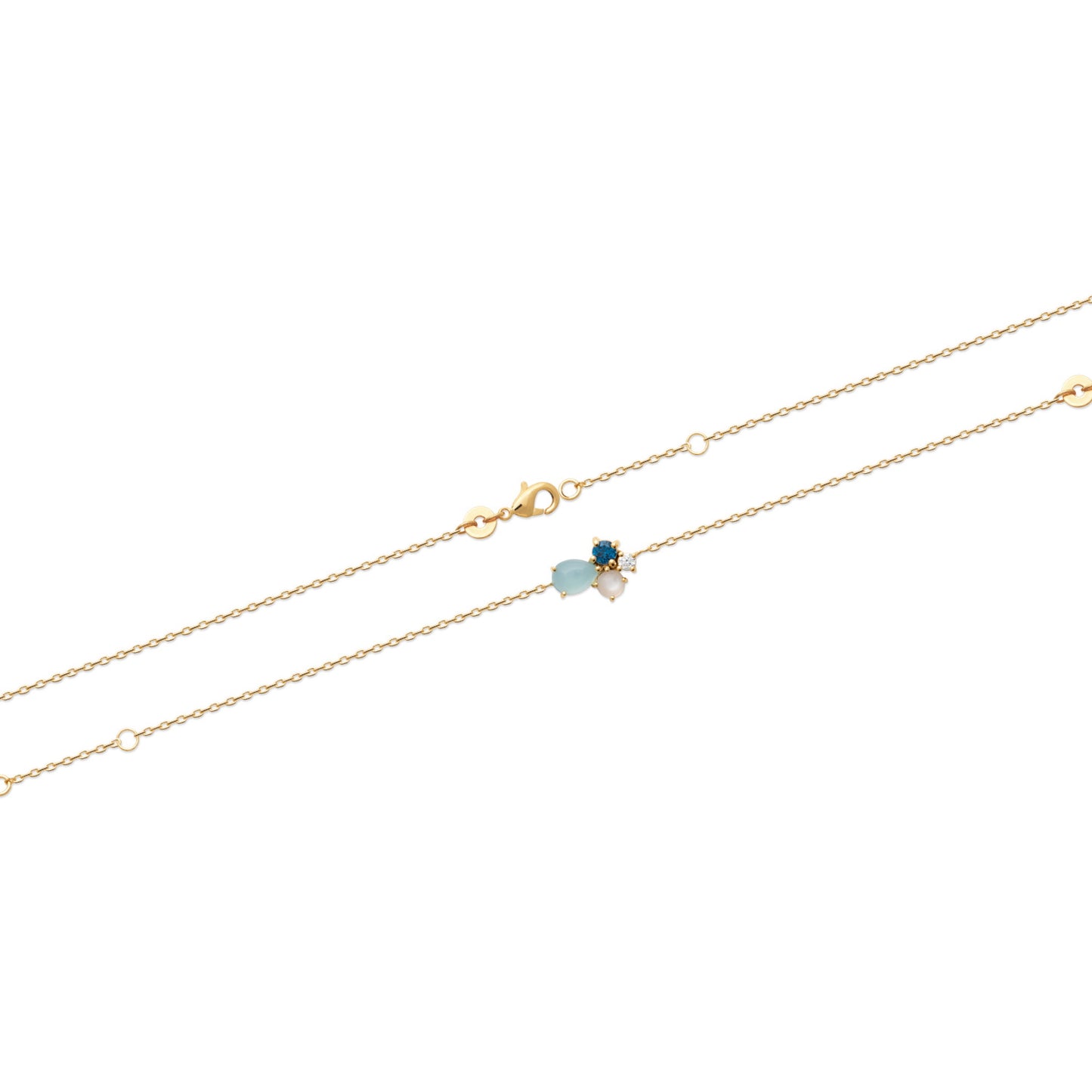 Bracelet bleu lunaire