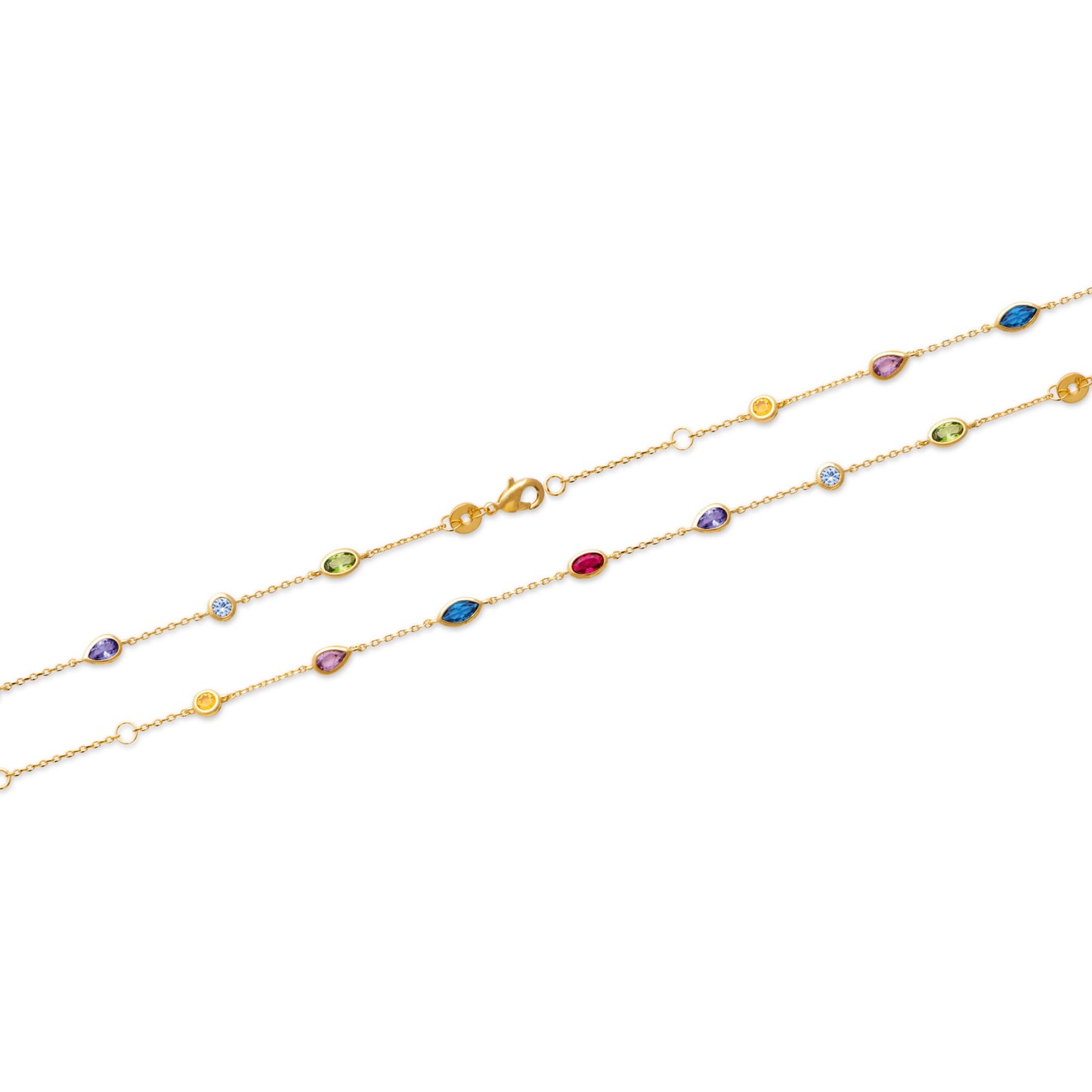 Bracelet pierres multicolores