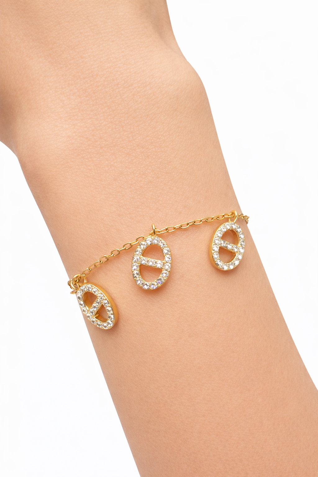 Bracelet pendentif café