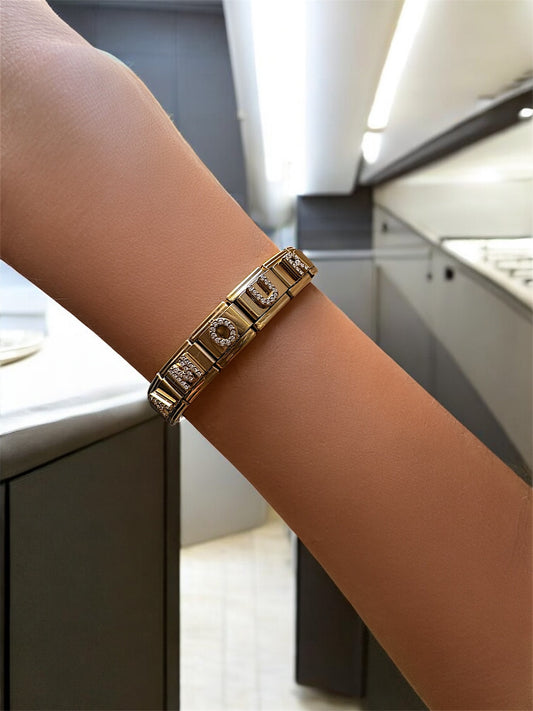 Bracelet jonc amour