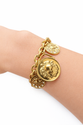 Bracelet breloques lion