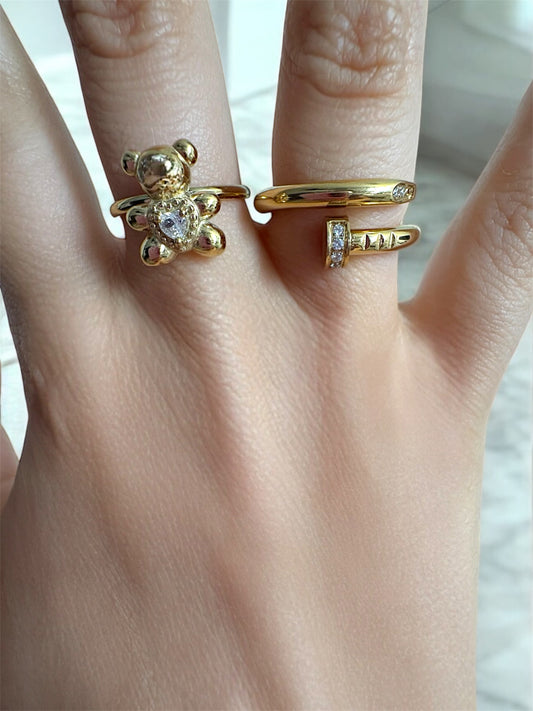 Bague ourson