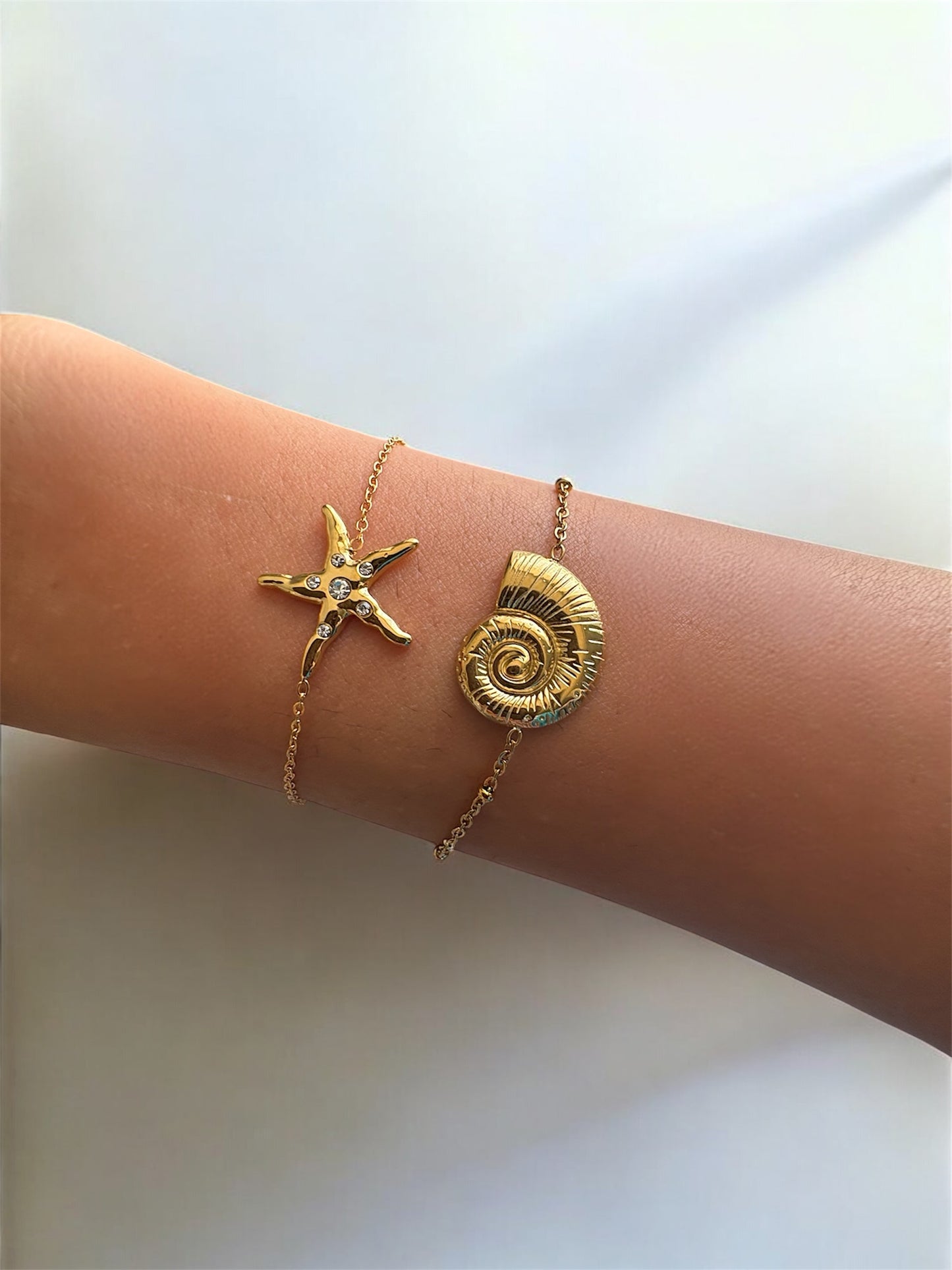 Lot bracelet étoile coquillage